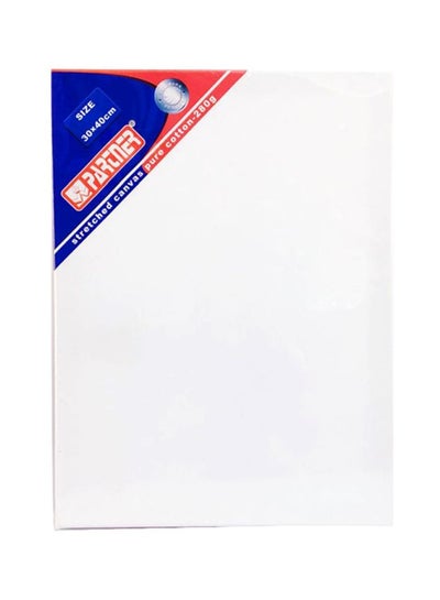 اشتري مجموعة أوراق مسطحة من قماش الكانفاس مقاس A3 أبيض في الامارات