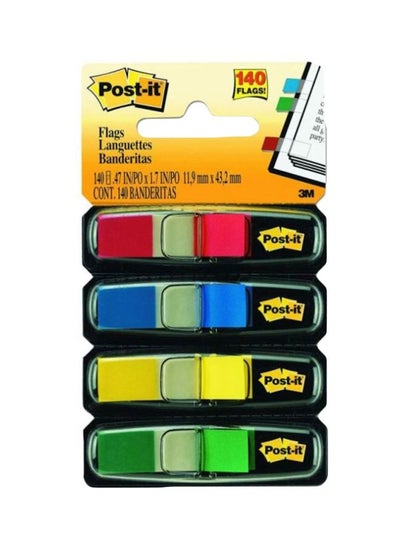 Buy 140-Piece Post-It Flag Set Green/Yellow/Blue in UAE