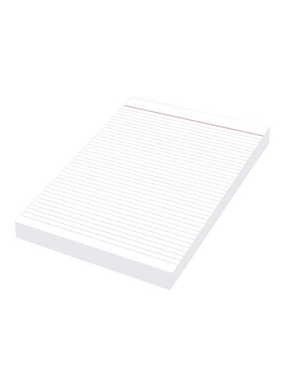 اشتري 200-Piece A4 Folded Feint Ruled Paper Set أبيض في الامارات