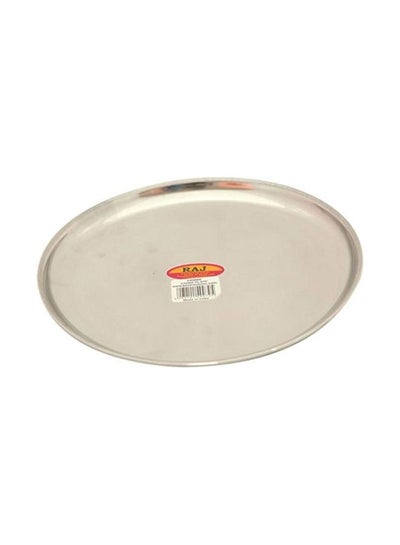 Buy Stainless Steel Dinner Plate Silver 21cm in UAE