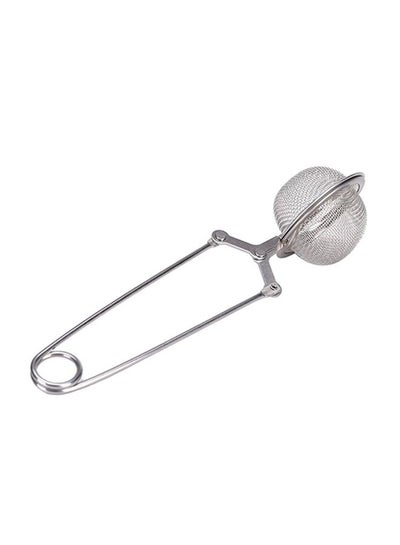 اشتري Stainless Steel Handle Tea Mesh Ball Filter Silvery 15.5 x 3.5centimeter في السعودية