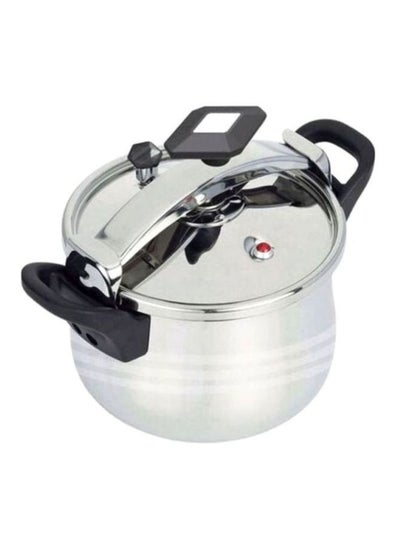 اشتري Stainless Steel Pressure Cooker Silver/Black 6L في الامارات