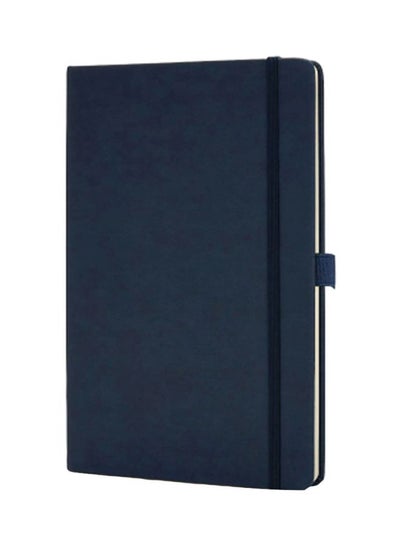 Buy A5 Hard Cover Compact Ruled Notebook, 160 Pages Blue in UAE