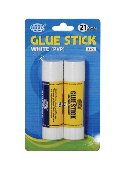 Buy 2-Piece Glue Stick Set White in UAE