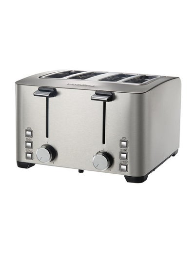 اشتري 4-Slice Electric Stainless Steel Toaster  With Crump Tray 1500 وات 05-2500-04 فضي في السعودية