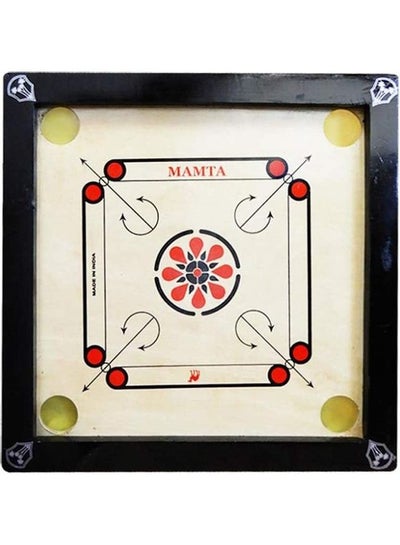 Buy Wooden Carrom Board With Coins / Striker / Powder 4 Players in Saudi Arabia