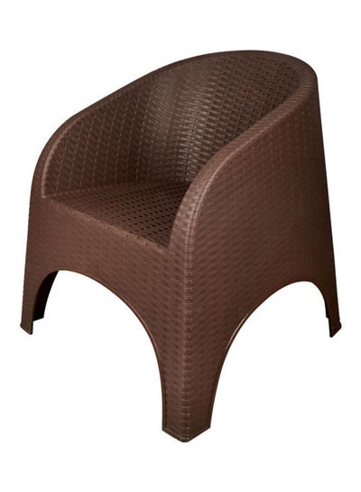 اشتري كرسي بمساند للذراعين من الخيزران بني في مصر