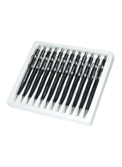 Buy 12-Piece Mechanical Pencil Set Black in UAE