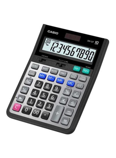 Buy DS-1JT Efficient Desk Calculator Grey/Black/Green in Saudi Arabia