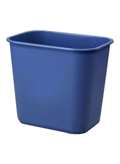 Buy Plastic Rectangle Waste Bin Blue in UAE