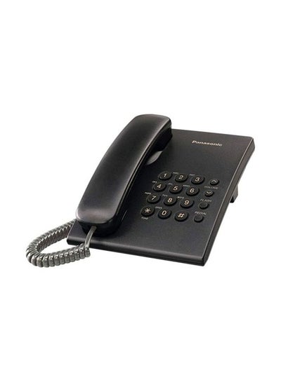 اشتري هاتف سلكي متكامل طراز Kx-Ts500 أسود في السعودية