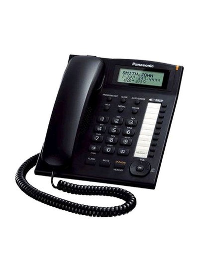 Buy Integrated Corded Telephone Black in UAE