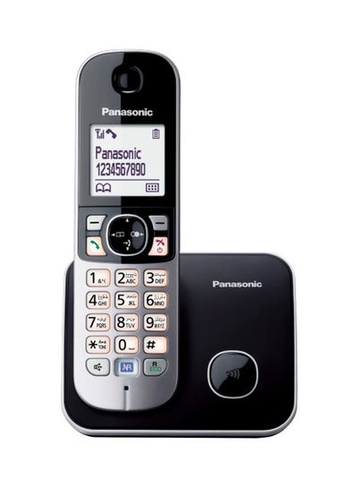 Buy DECT Cordless Phone With Noise Reduction Black/Grey/Peach in UAE