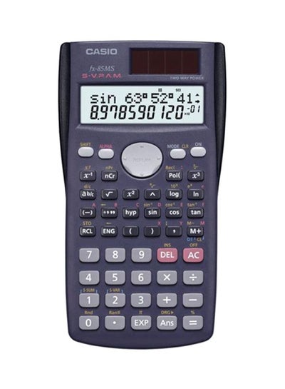 اشتري آلة حاسبة علمية تتسع لـ 12 رقماً طراز FX82MS أزرق في الامارات