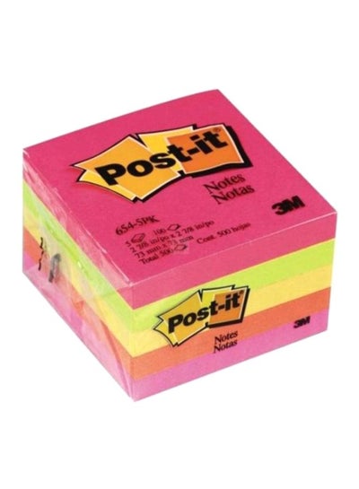 اشتري 5-Piece Post It Sticky Notes Set متعدد الألوان في الامارات