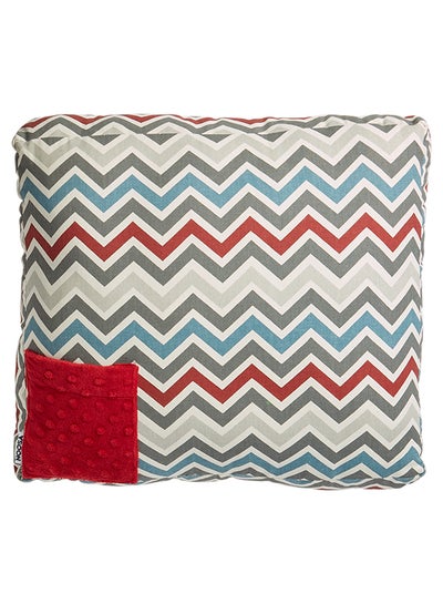 Buy Zig Zag Square Cushion Multicolour 30 X 30cm in UAE