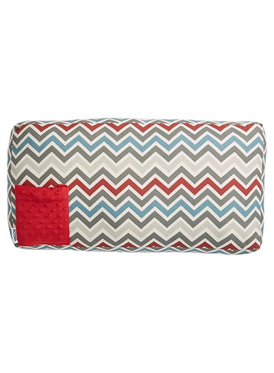 اشتري Zig Zag Rectangular Cushion متعدد الألوان 20 X 50سم في الامارات