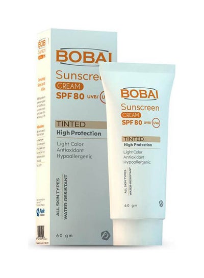 Buy Suncreen SPF 80 Tinted Cream SPF 80 White 60ml in Egypt