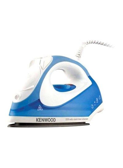 Buy Steam Iron 2200W 2200 W ISP100BL Blue/White in Egypt