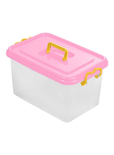 Buy Plastic Picnic Box Rose/Clear 27Liters in Egypt