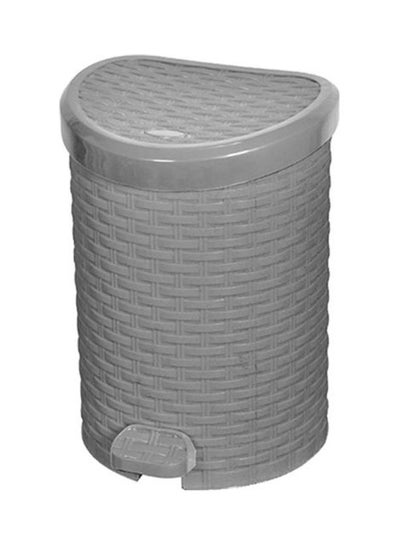 Buy Large Ratan Trash bin Grey Lcm in Egypt