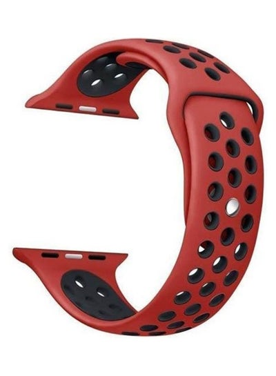 اشتري Replacement Watchband For Apple Watch Series 6/SE/5/4/3/2/1 42/44مم أحمر في الامارات