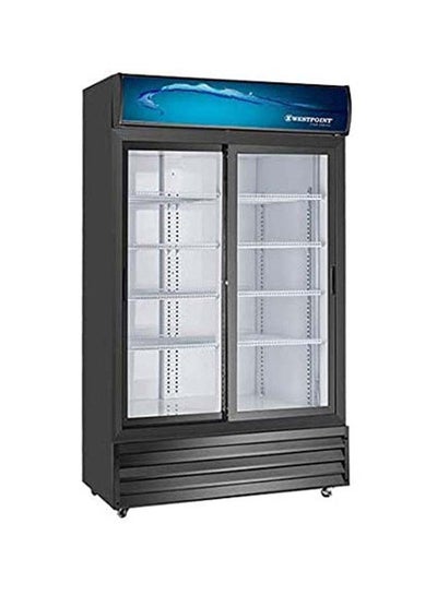 Buy Showcase Chiller With Tempered Glass Self Closing Doors 1200 L 750 W WPSN-12017T2 Black in UAE