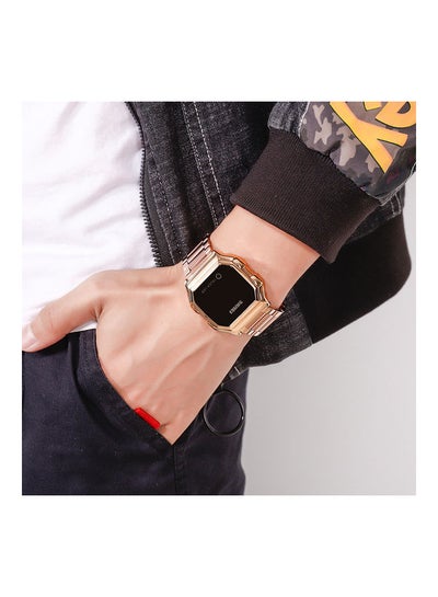 Buy Men's Digital Touch Watch - 45 mm - Rose Gold in Saudi Arabia