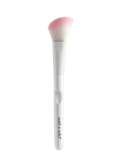 Buy Makeup Contour Brush White/Pink in UAE