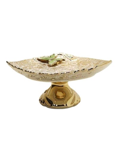 Buy Candy Plate Gold 13x17cm in UAE