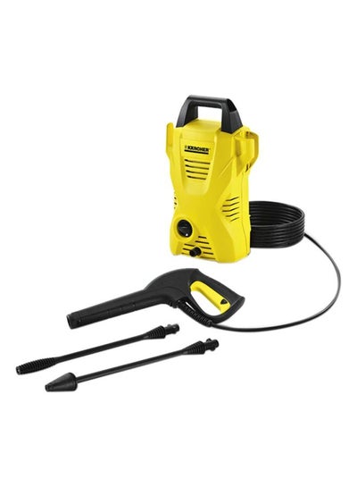 Buy Compact Pressure Washer With Accessories Yellow/Black 28x44.3x17.6cm in UAE