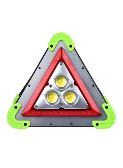 Buy Portable COB LED Multi-Functional Lamp Grey/Red/Green 12x10x4cm in Egypt