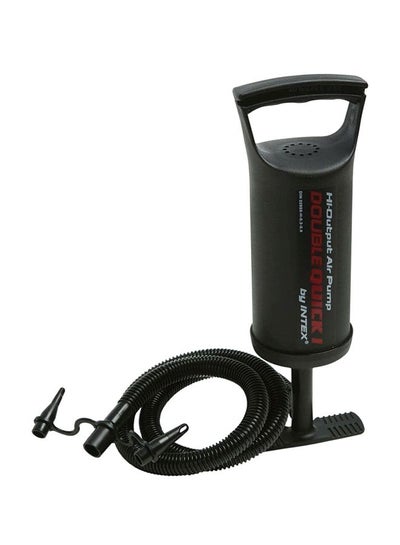 Buy Double Quick Hand Pump ( 11 / 1/2 Inch ) Black 29cm in UAE