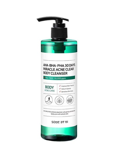 Buy Miracle Acne Clear Body Cleanser Green 400grams in UAE