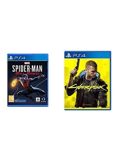 اشتري لعبتا الفيديو " Spider Man Miles Morales" و"Cyberpunk 2077" إصدار عالمي - ps4_ps5 في مصر