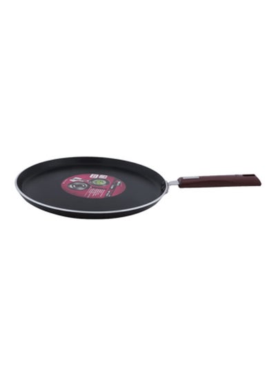 Buy Flat Frying Pan Red/Black 29cm in UAE