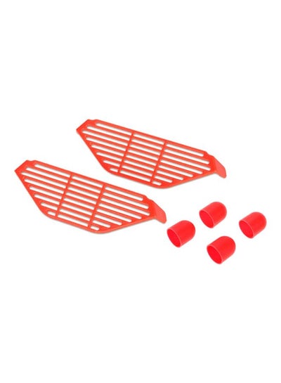 Buy Hand Guard Finger Protector And Motor Protective Cap for DJI Spark Red in Saudi Arabia