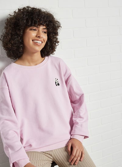 Buy Panda Sweatshirt Orchid Bloom in UAE