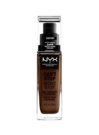 Buy Makeup Can't Stop Won't Stop Full Coverage Foundation Chestnut in UAE