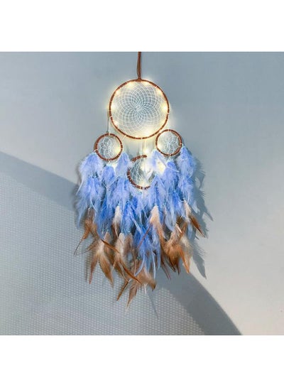 Buy Indian Feather Dream Catcher Pendant Multicolour 70cm in Saudi Arabia