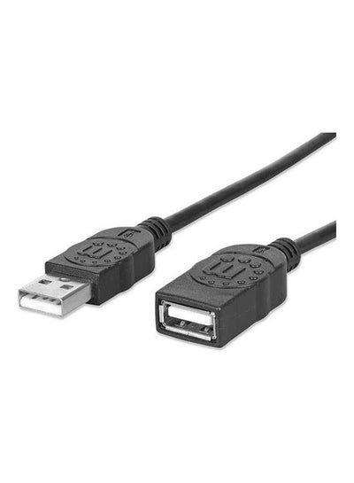Buy 393850 Hi-Speed USB Extension Cable, A Male / A Female, Speeds of up to 480 Mbps Black in Egypt