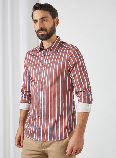 Buy Striped Shirt Red in Egypt
