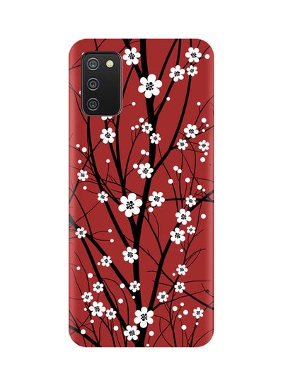 Buy Protective Case Cover For Samsung Galaxy A02s Red/Black/White in UAE