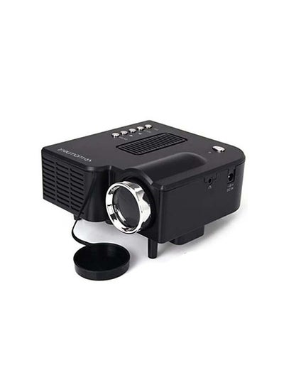 اشتري جهاز بروجيكتور صغير محمول بإضاءة LED PROJ-WO-37-B أسود في الامارات