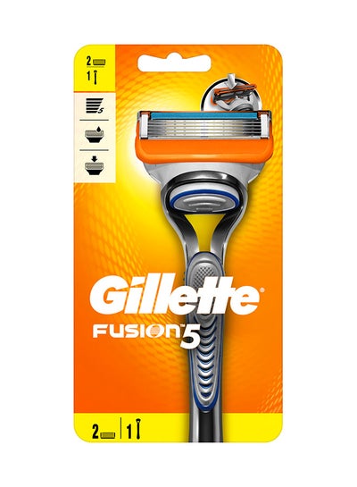 Buy Fusion Men’s Razor Handle + 2 Blades in Saudi Arabia