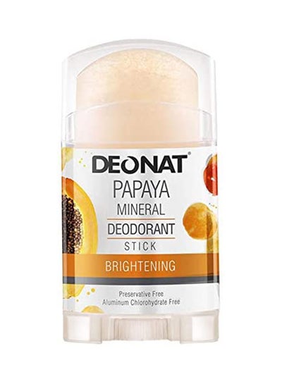 Buy Papaya Mineral Deodorant Stick 100grams in UAE