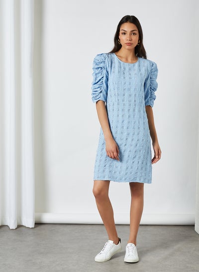 Buy Checked Dress Blue Heron in Egypt