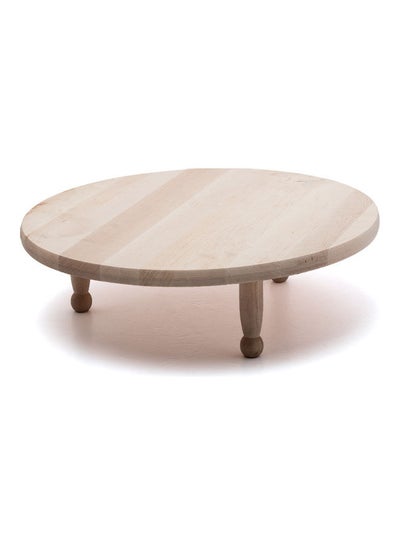 Buy Elegant Cutting Board Table Brown 40x40cm in Saudi Arabia