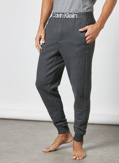 Buy Lounge Joggers Charcoal Heather in UAE