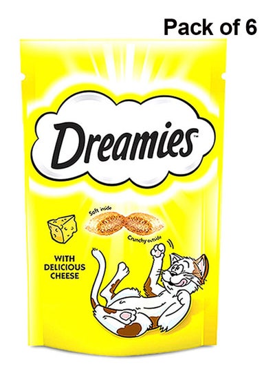 Buy Cheese Cat Treats Pouch 60g Pack of 6 in UAE